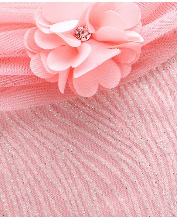 Babyhug Sleeveless Party Wear Gown - Pink