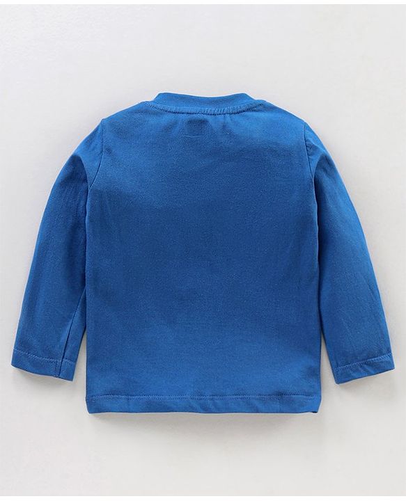 Babyhug Full Sleeves Night Suits Pack of 2 - Navy & Light Blue