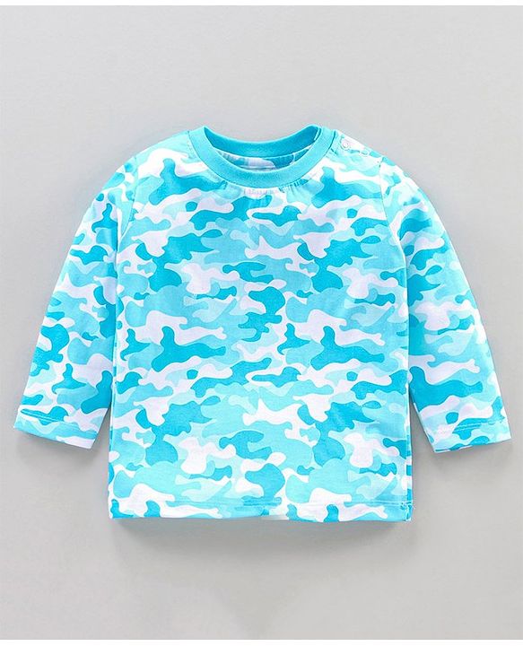 Babyhug Full Sleeves Night Suits Pack of 2 - Navy & Light Blue