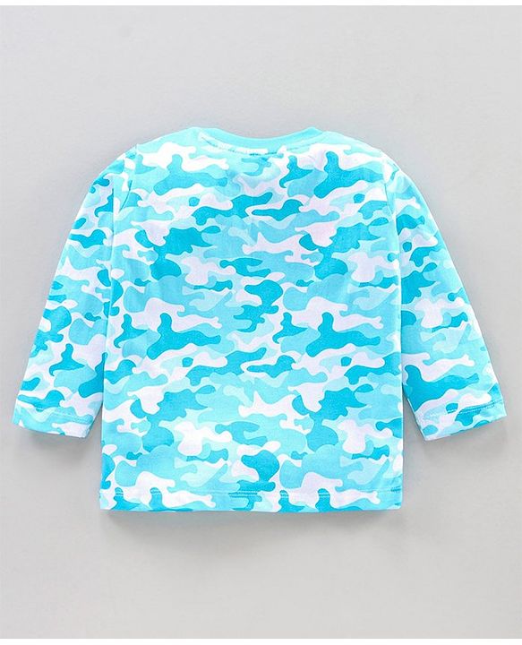 Babyhug Full Sleeves Night Suits Pack of 2 - Navy & Light Blue