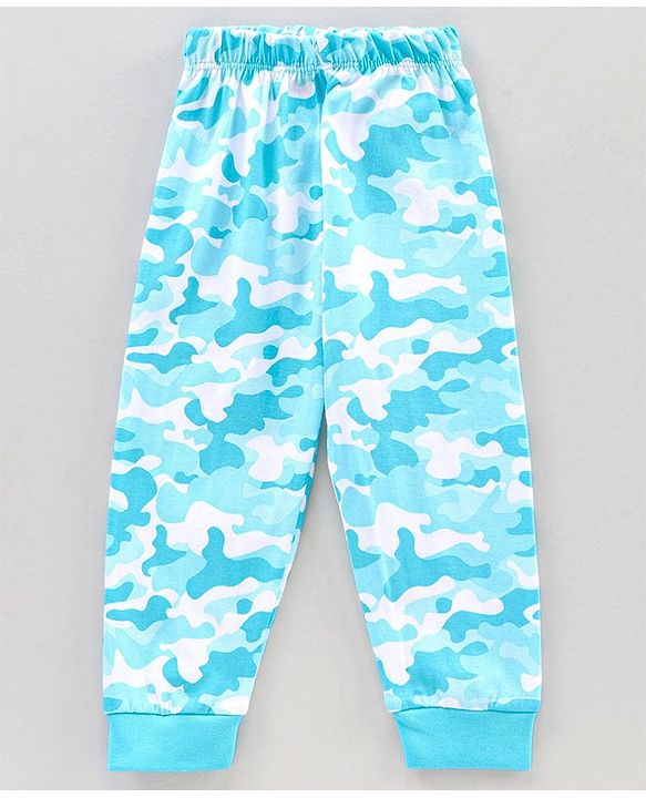 Babyhug Full Sleeves Night Suits Pack of 2 - Navy & Light Blue