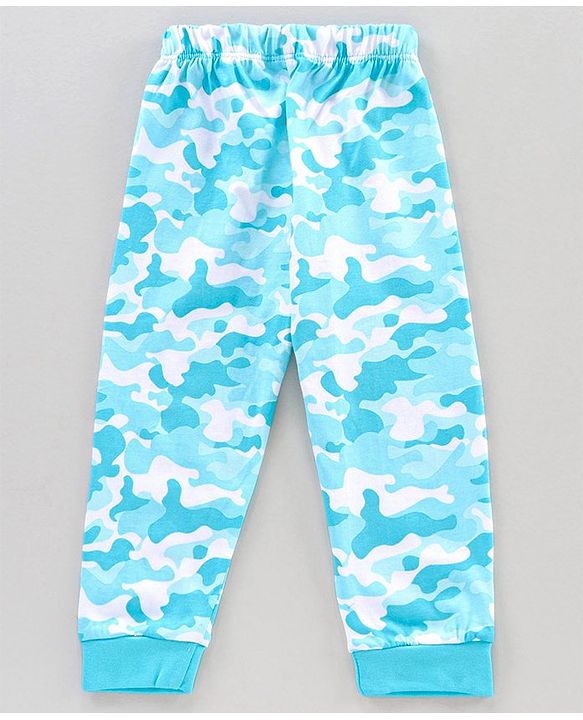 Babyhug Full Sleeves Night Suits Pack of 2 - Navy & Light Blue