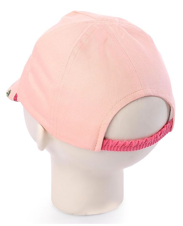 Babyhug Baby Summer Cap Summer Time Print Pink - Diameter 15 cm
