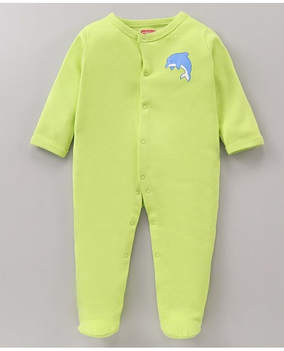 Babyhug Full Sleeves Printed Sleepsuit Pack Of 3 - Multicolor
