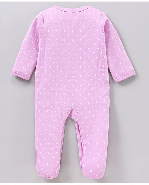 Babyhug Cotton Full Sleeves Sleepsuits Printed Pack of 3 - Pink Blue