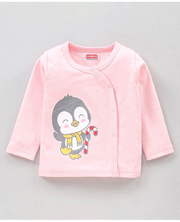 Babyhug Full Sleeves Vests Pack of 3 - Red Pink