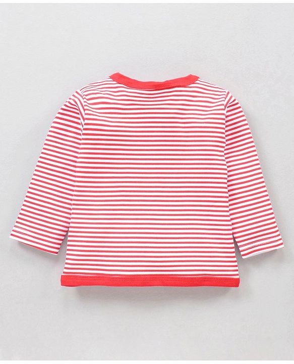 Babyhug Full Sleeves Vests Pack of 3 - Red Pink