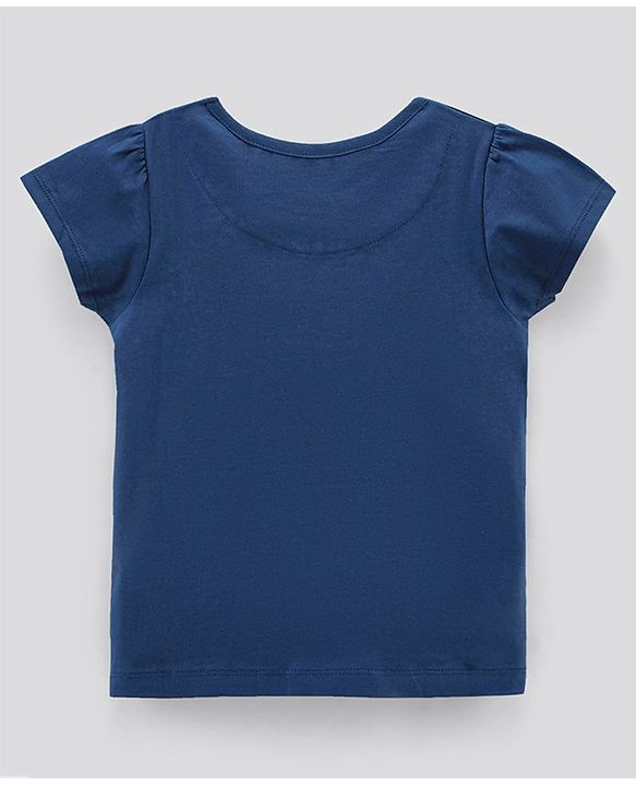 Pine Kids Half Sleeves Biowash Tops Pack of 2 - Navy Blue Red
