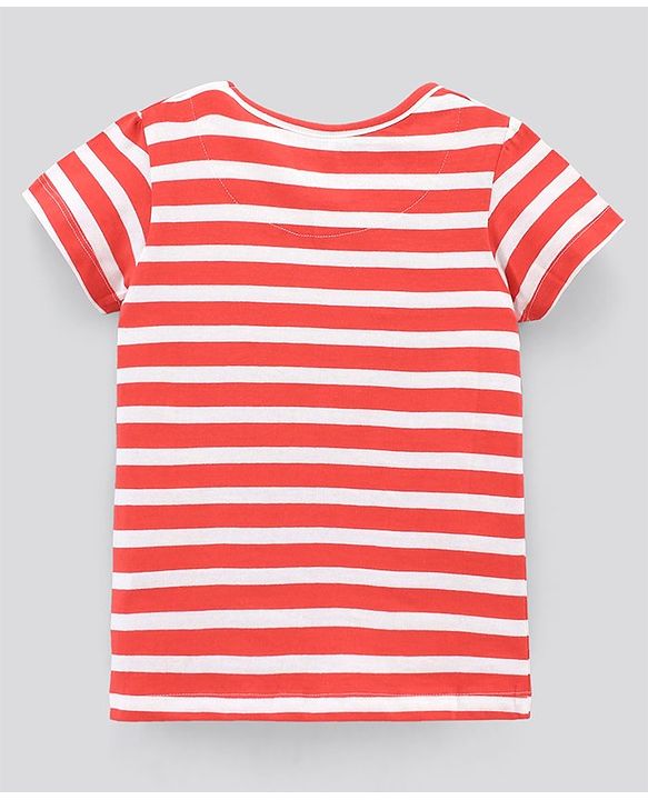 Pine Kids Half Sleeves Biowash Tops Pack of 2 - Navy Blue Red