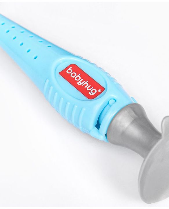 Babyhug 2 In 1 Bottle & Nipple Cleaning Brush - Blue