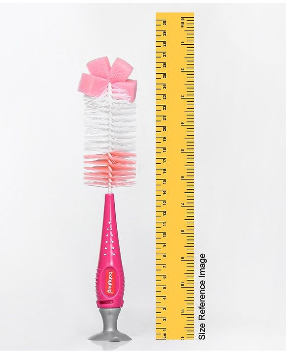 Babyhug 2 In 1 Bottle & Nipple Cleaning Brush - Blue