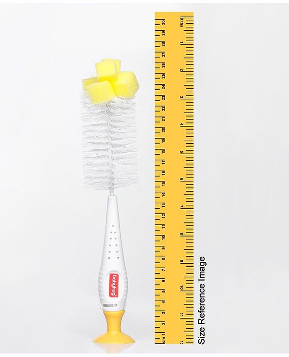 Babyhug 2 In 1 Bottle & Nipple Cleaning Brush - Blue
