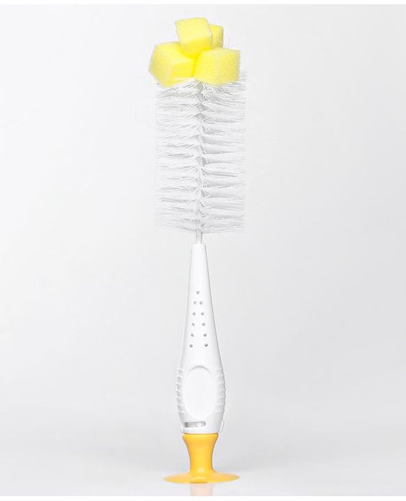 Babyhug 2 In 1 Bottle & Nipple Cleaning Brush - Blue