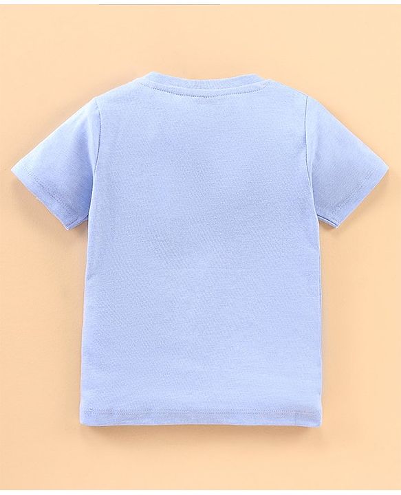 Babyhug Half Sleeves T-Shirt Mickey & Friends Print - Blue