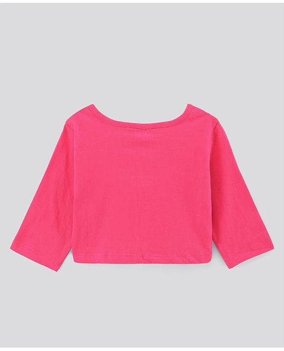 Pine Kids Sleeveless Rayon Frill Frock with Full Sleeves Shrug & Hairband - Pink