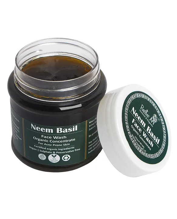 Rustic Art Neem Basil Face Wash Concentrate 125 gm Online in India