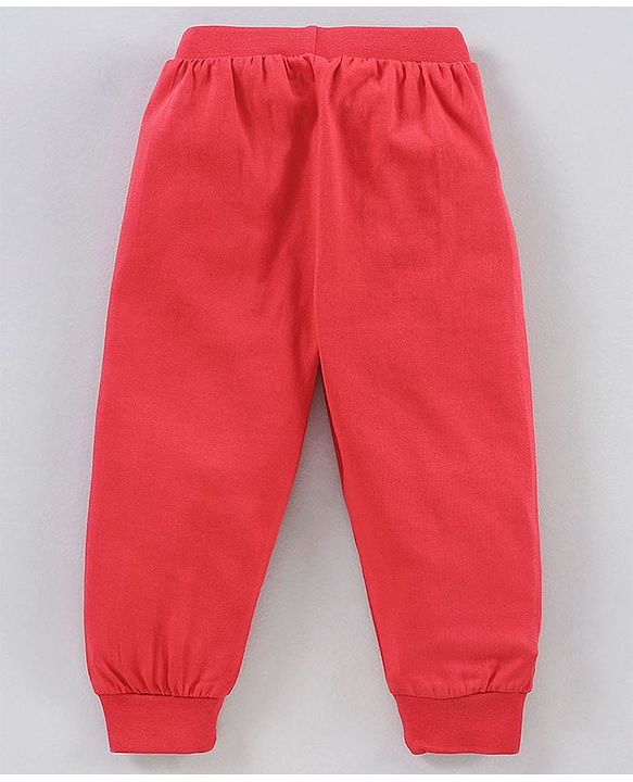 Babyhug Full Length Lounge Pants Boat Print Pack of 2 - Grey Red