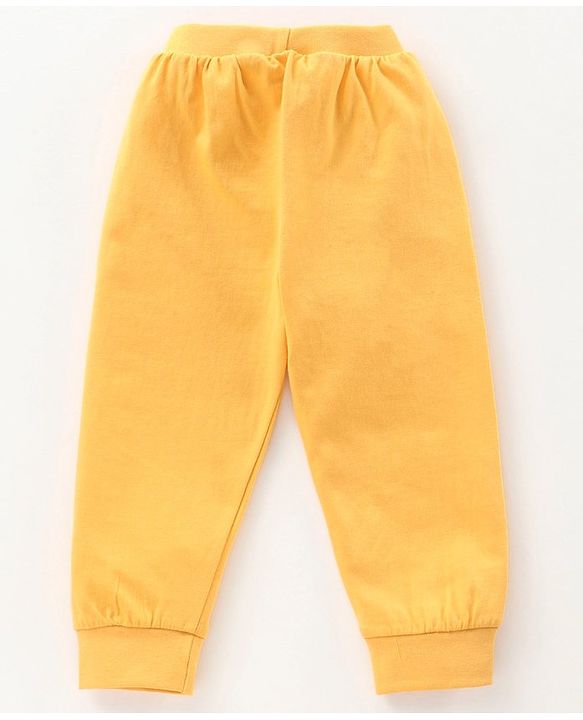Babyhug Full Length Loungepants Fox & Space Print Pack Of 2 - Blue Yellow