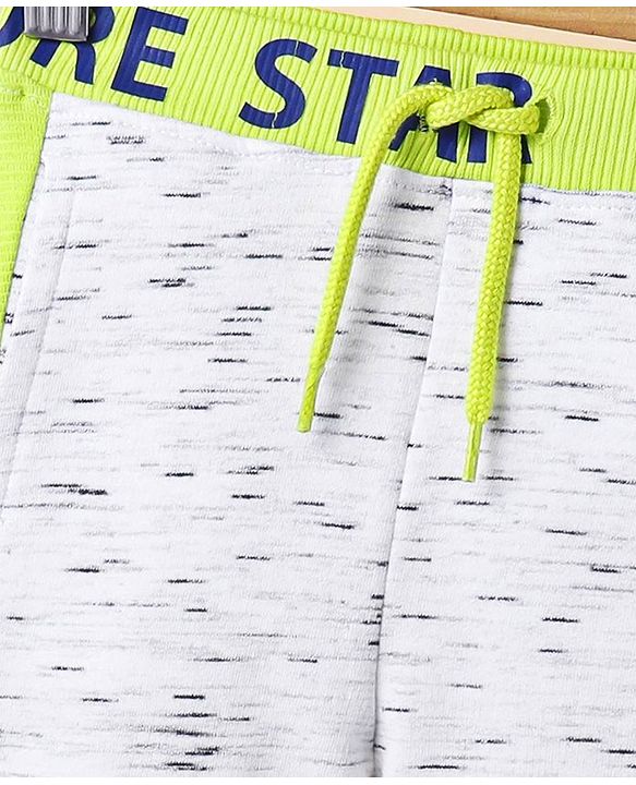 Babyhug Full Length Lounge Pant - Yellow White - 2-3Y Yellow