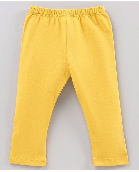 Babyhug Knit Lycra Full Length Leggings With Stretch Striped And Flower Printed Pack Of 3 - Multicolor - 6-9m Multi Color