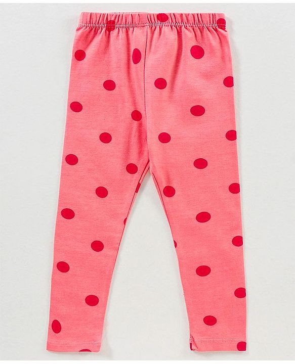Babyhug Full Length Knit Lycra with Stretch Leggings Printed Pack of 3 - Multicolour
