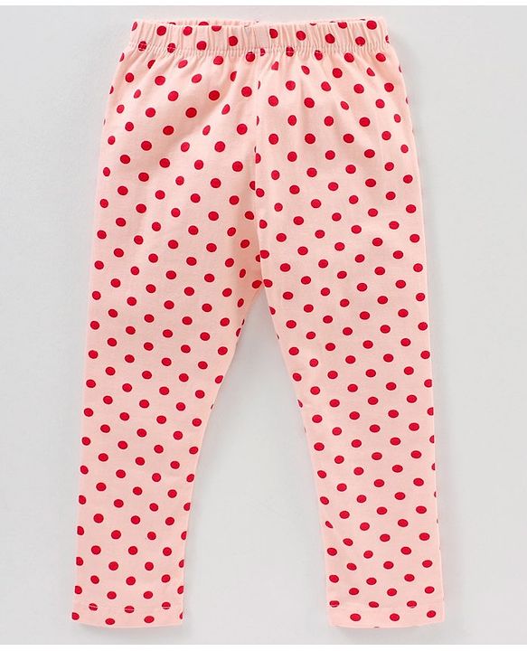 Babyhug Lycra Knit Flower Print Baby Leggings - Multicolour