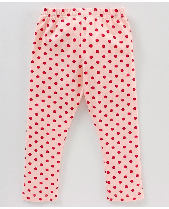 Babyhug Lycra Knit Flower Print Baby Leggings - Multicolour