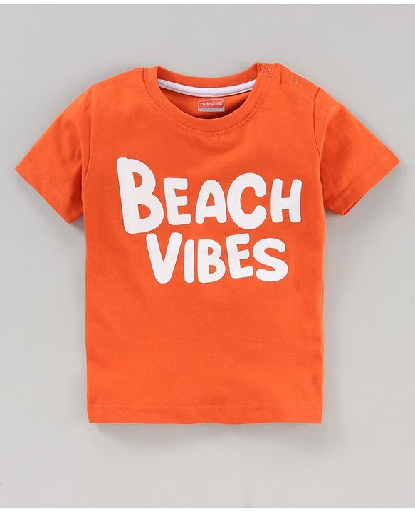Babyhug Half Sleeves Cotton Blend Printed T-shirts - Red Blue and Yellow