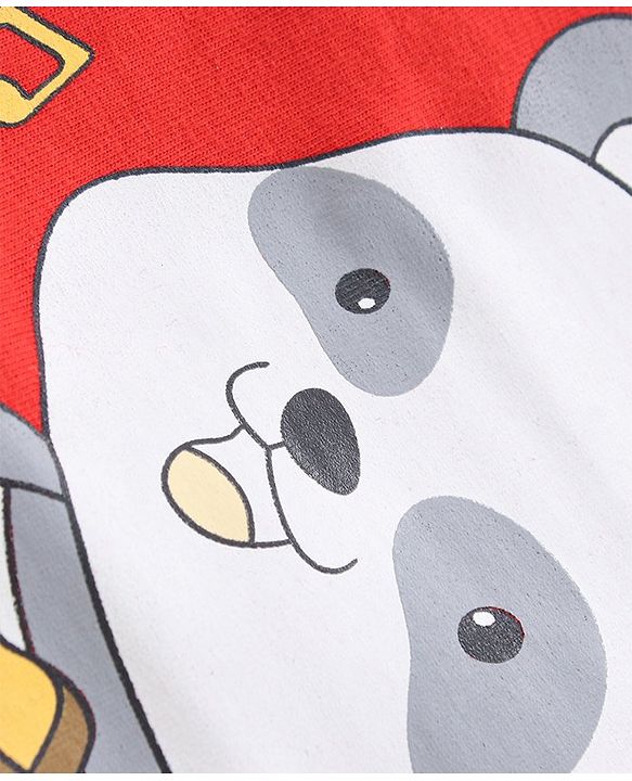 Babyhug Half Sleeves T-Shirts Multi Print Pack Of 3 - Blue White Red