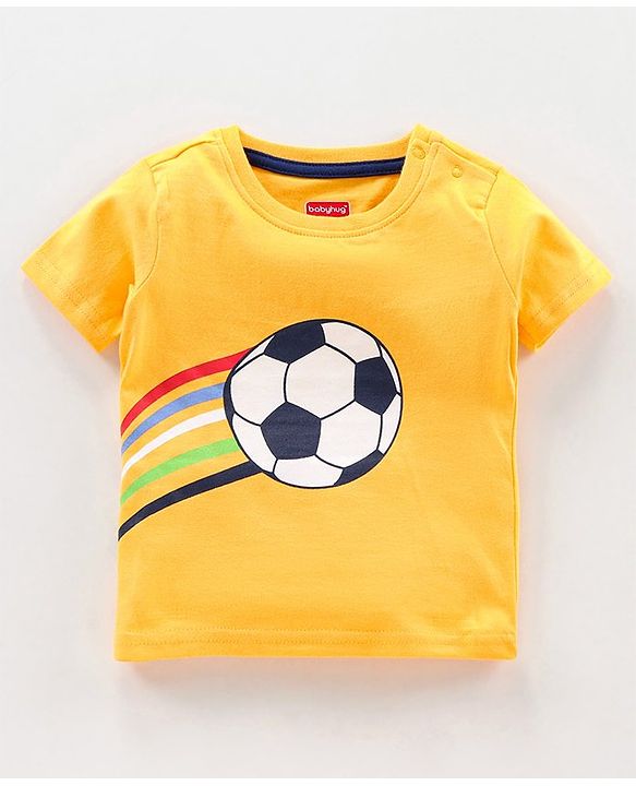 Babyhug Half Sleeves T-Shirts Multi Print Pack of 7 - Multicolor