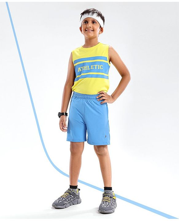 Pine Active Short Length Shorts Solid - Blue