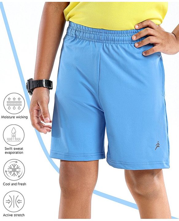 Pine Active Short Length Shorts Solid - Blue