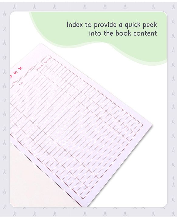 Pine Kids Premium A4 Car Series Single Line Ruled Exercise Notebook Set Pack of 3 - 140 Pages Each