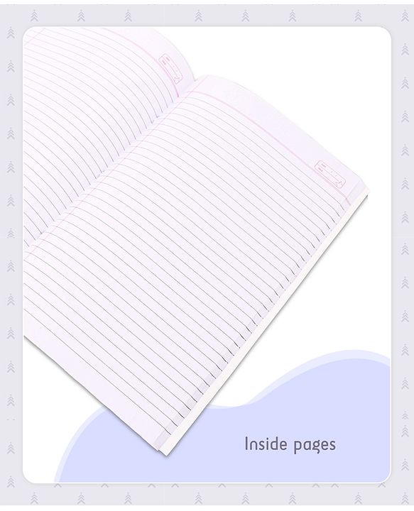 Pine Kids Premium A4 Car Series Single Line Ruled Exercise Notebook Set Pack of 3 - 140 Pages Each