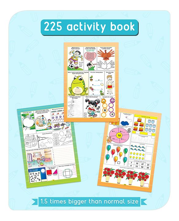 Babyhug Big Picture Early Learning Activity Books Pack Of 4 - English