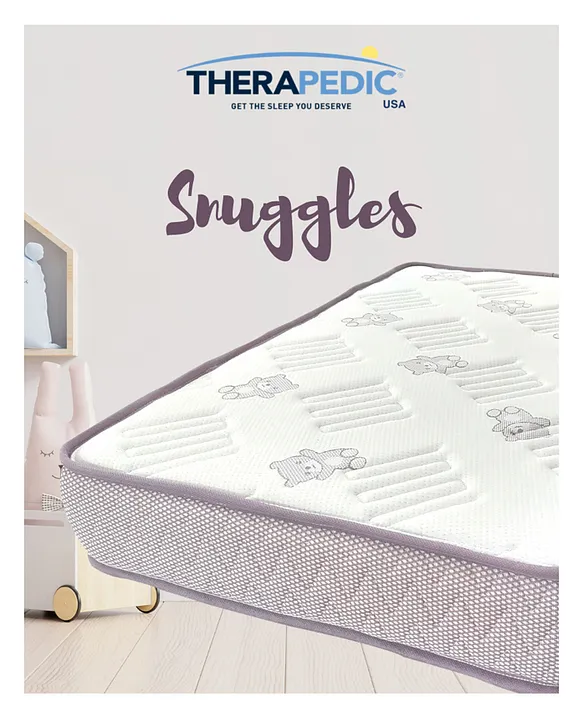 Therapedic Snuggles Quilted Covered Plush Memory Foam Mattress Purple &  White Online in India, Buy at Best Price from  - 10663688