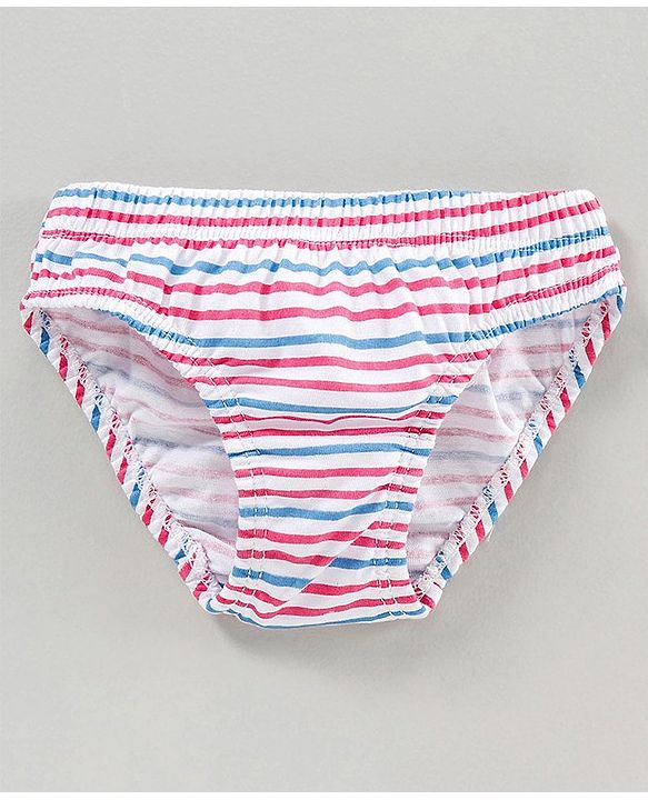 Babyhug 100% Cotton Panties Printed Pack of 3 - Multicolor