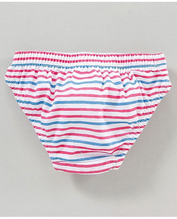 Babyhug 100% Cotton Panties Printed Pack of 3 - Multicolor
