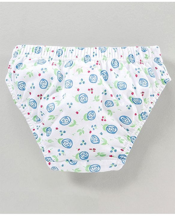 Babyhug 100% Cotton Panties Printed Pack of 3 - Multicolor