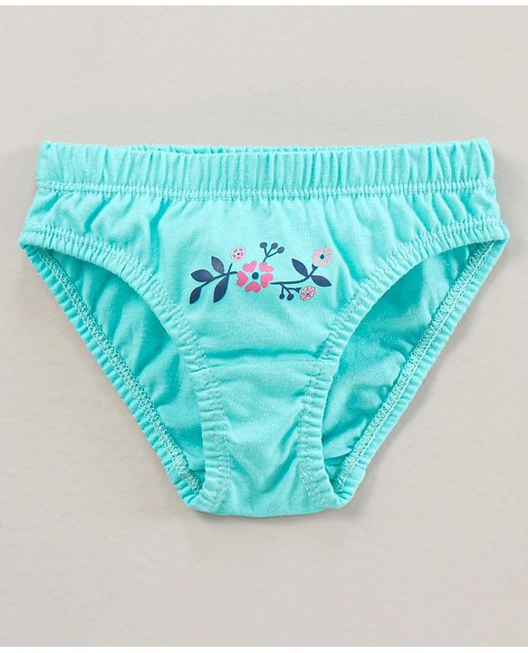 Babyhug Cotton Panties Floral Printed Pack of 5 - Multicolour