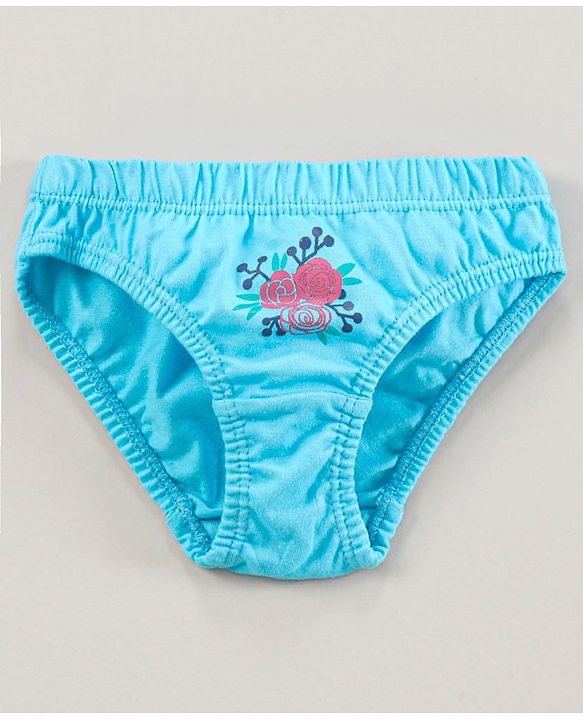 Babyhug Cotton Panties Floral Printed Pack of 5 - Multicolour