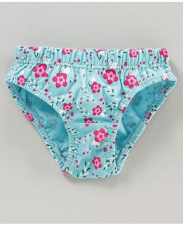 Babyhug 100% Cotton Panties Printed Pack of 3 - Multicolor