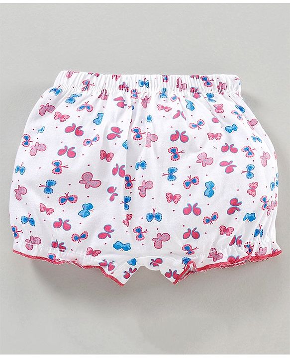 Babyhug 100% Cotton Printed Bloomers Pack of 3 - Multicolor