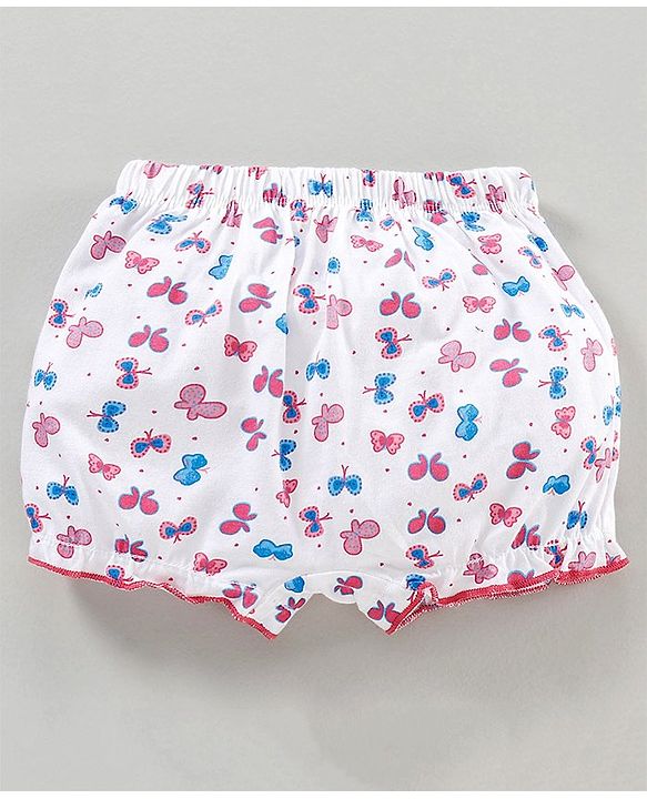 Babyhug 100% Cotton Printed Bloomers Pack of 3 - Multicolor