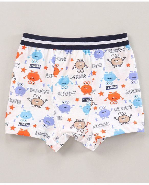 Babyhug Briefs Multi Print Pack Of 3 - Multicolour