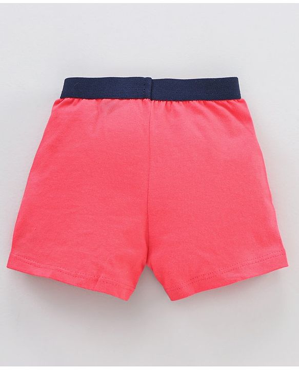 Babyhug 100% Cotton Briefs Set Printed Pack of 3 - Red White