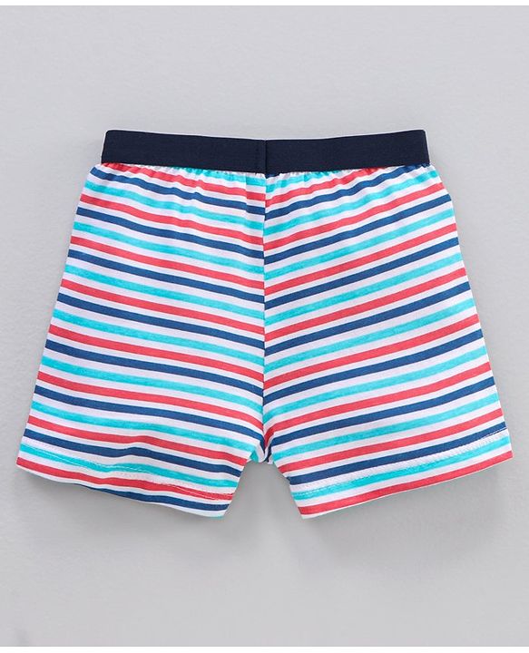 Babyhug 100% Cotton Briefs Set Printed Pack of 3 - Red White