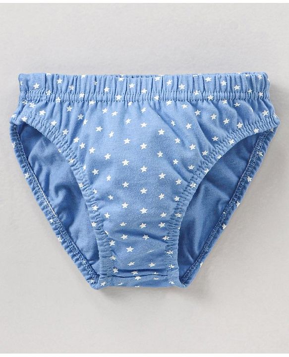 Babyhug 100% Cotton Knitted Briefs All Over Printed Pack of 5 - Multicolour