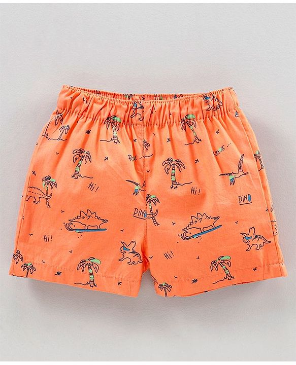Babyhug Woven Boxers All Over Print Pack of 3 - Multicolor