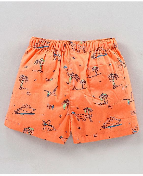 Babyhug Woven Boxers All Over Print Pack of 3 - Multicolor